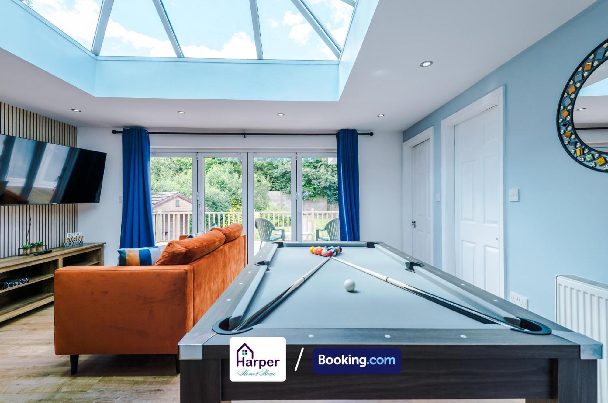 Spacious Detached Bungalow By Harperletting Short Lets & Serviced Accommodation Buckely With Pool Table & Driveway Buckley Exteriér fotografie
